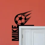 Sports Metal Sign Personalized Soccer Player Name 1