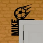 Sports Metal Sign Personalized Soccer Player Name 1