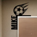 Sports Metal Sign Personalized Soccer Player Name 1