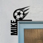 Sports Metal Sign Personalized Soccer Player Name 1