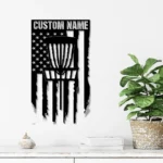 Sports Metal Sign Personalized Us Disc Golf Player Name 1