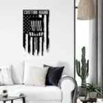 Sports Metal Sign Personalized Us Disc Golf Player Name 1