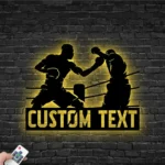 Sports Metal Sign Pugilism 1