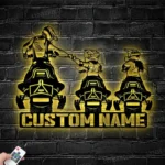 Sports Metal Sign Ski Doo Label 1