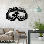 Sports Metal Sign Snow Skiing 1