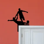 Sports Metal Sign Soccer Players 1