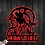 Sports Metal Sign Steed Racing 1