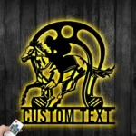 Sports Metal Sign Steed Racing 1