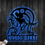 Sports Metal Sign Steed Racing 1