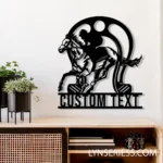Sports Metal Sign Steed Racing 1