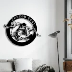 Sports Metal Sign Stylish Brazilian Jiu Jitsu 1
