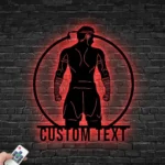 Sports Metal Sign Stylish Muay Thai 1