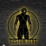 Sports Metal Sign Stylish Muay Thai 1