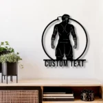 Sports Metal Sign Stylish Muay Thai 1