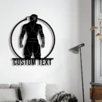 Sports Metal Sign Stylish Muay Thai 1