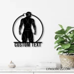 Sports Metal Sign Stylish Muay Thai 1