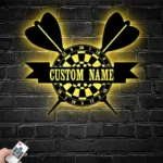 Sports Metal Sign Tips Flights Board Pro Gamer Name 1