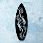 Sports Metal Sign Tropical Lizard Surf 1