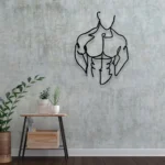 Sports Metal Sign Without Clothing Man 1