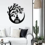 Sports Metal Sign Yoga Buddha Woodland 1