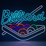 Sports Neon Sign Billiards Club 1