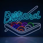 Sports Neon Sign Billiards Club 1