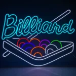 Sports Neon Sign Billiards Club 1