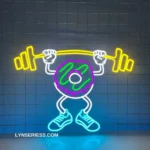 Sports Neon Sign Donut Does Gym 1