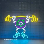 Sports Neon Sign Donut Does Gym 1