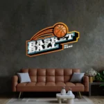 Sports Neon Sign Hoops Go Hard 1