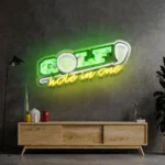 Sports Neon Sign Links Hole In One 1