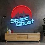 Sports Neon Sign Street Sovereign Speed Ghost Racing 1