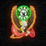 Stag Neon Sign Bespoke Deer Head Logo Custom American Eagle 1