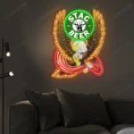 Stag Neon Sign Bespoke Deer Head Logo Custom American Eagle 1