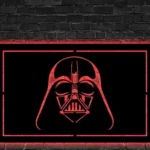 Star Wars Metal Sign Darth Vader Face Game Room 1