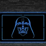 Star Wars Metal Sign Darth Vader Face Game Room 1