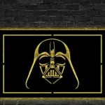 Star Wars Metal Sign Darth Vader Face Game Room 1