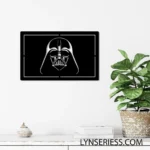 Star Wars Metal Sign Darth Vader Face Game Room 1