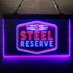Steel Reserve Neon Sign Brewing Co 1