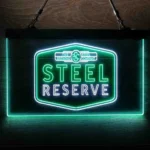 Steel Reserve Neon Sign Brewing Co 1