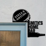 Stella Artois Metal Sign Custom Belgium Bottle Cap 1
