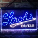 Strohs Neon Sign On Tap 1