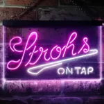 Strohs Neon Sign On Tap 1