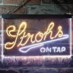 Strohs Neon Sign On Tap 1