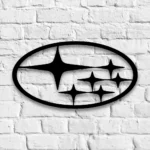 Subaru Metal Sign Logo Car 1