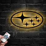 Subaru Metal Sign Logo Car 1