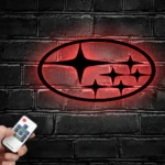 Subaru Metal Sign Logo Car 1