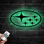 Subaru Metal Sign Logo Car 1