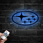 Subaru Metal Sign Logo Car 1