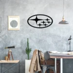 Subaru Metal Sign Logo Car 1